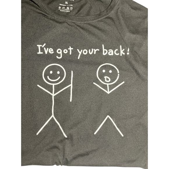 I've Got Your Back Shein Humor Graphic Novelty Funny T Shirt Size XL Tee Womens - Picture 4 of 6